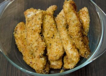 Breaded Chicken Goujons Recipe - TheRecipe.Website