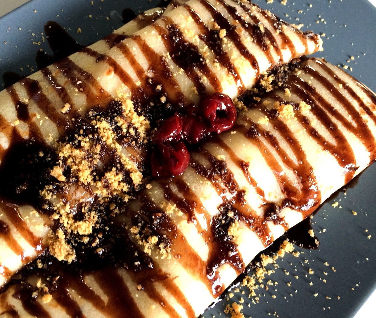 Chocolate and Raspberry Pancakes Recipe - TheRecipe.Website