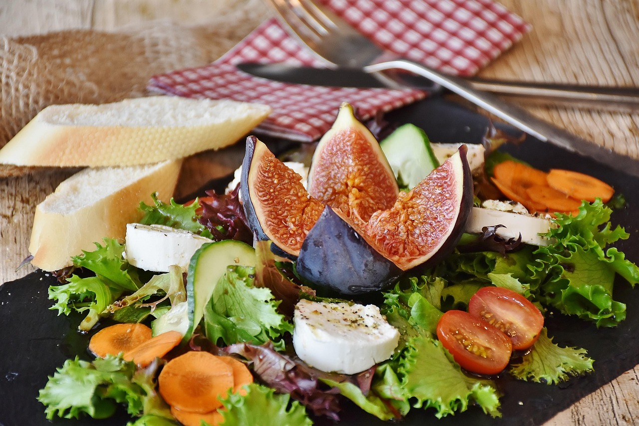 Fig and Cheese Salad Recipe - TheRecipe.Website
