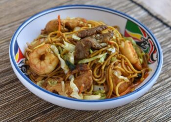 Surf and Turf Chow Mein Recipe - TheRecipe.Website