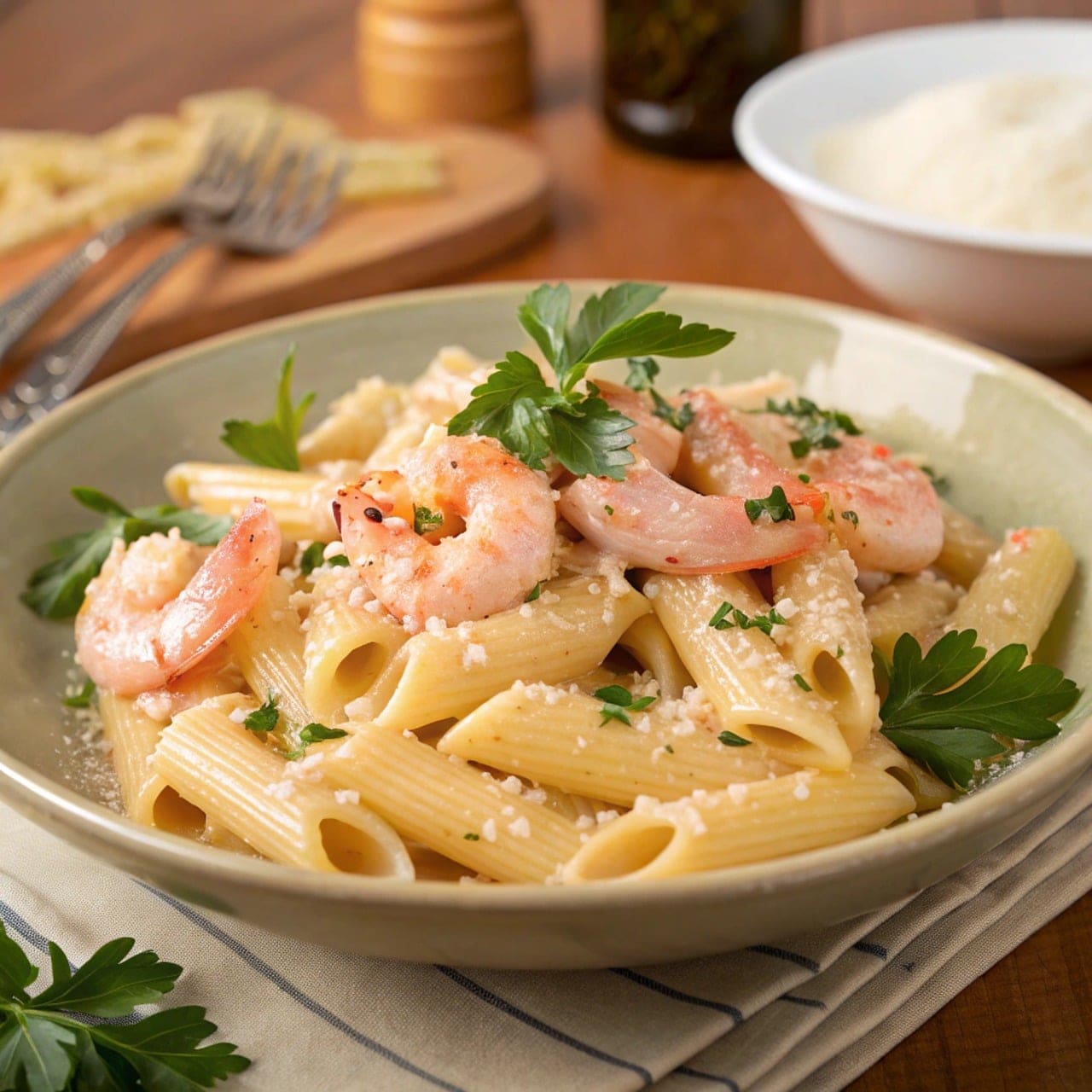 Shrimp Rigatoni Recipe - TheRecipe.Website