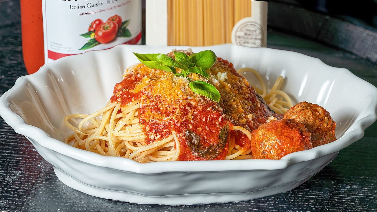 Spaghetti with Meatballs Recipe - TheRecipe.Website