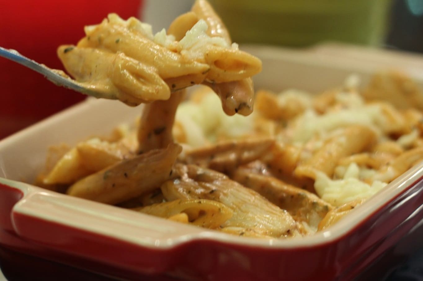 Cheesy Chicken Pasta Recipe - TheRecipe.Website
