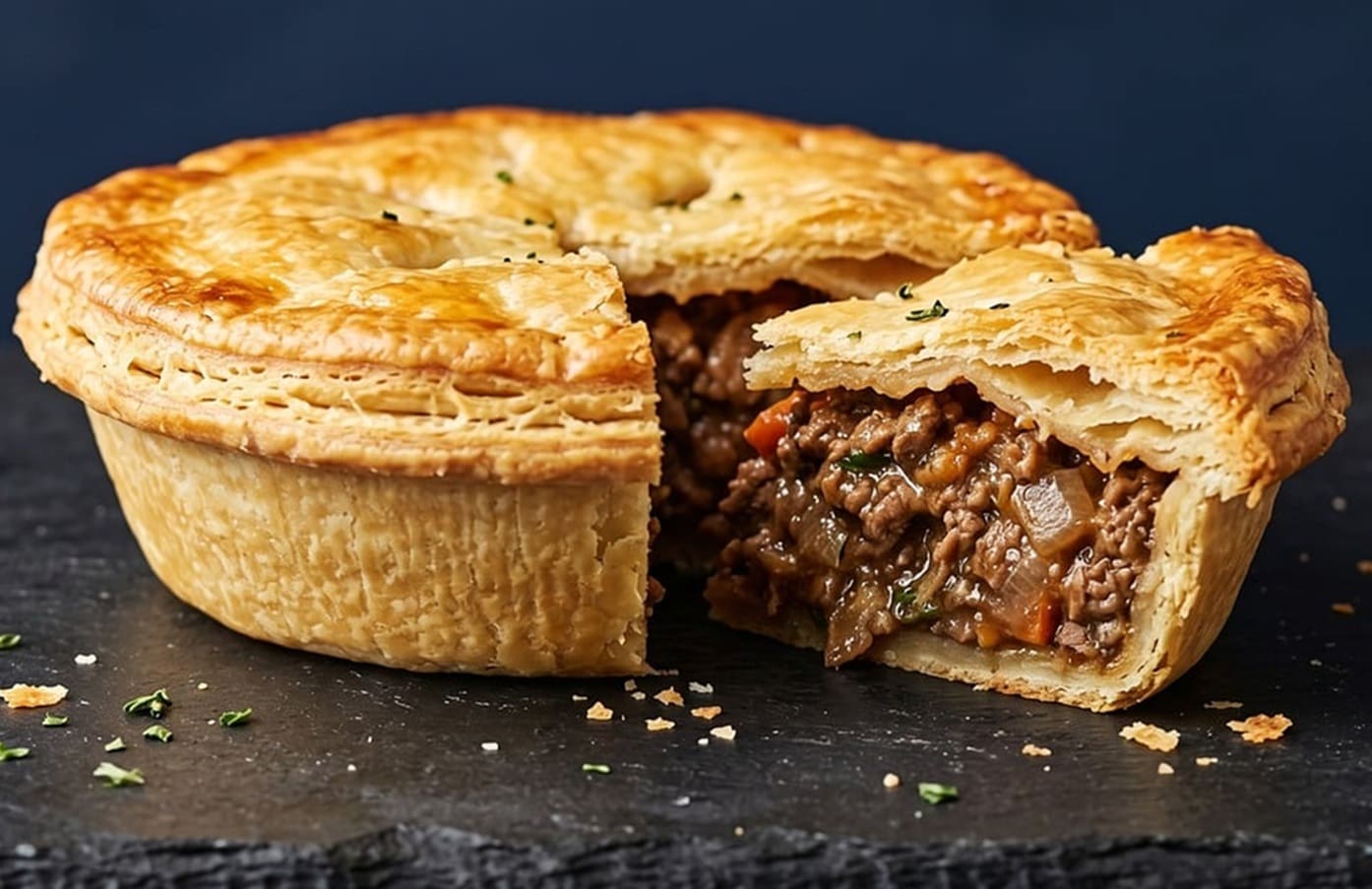 Beef and Onion Pie Recipe - TheRecipe.Website