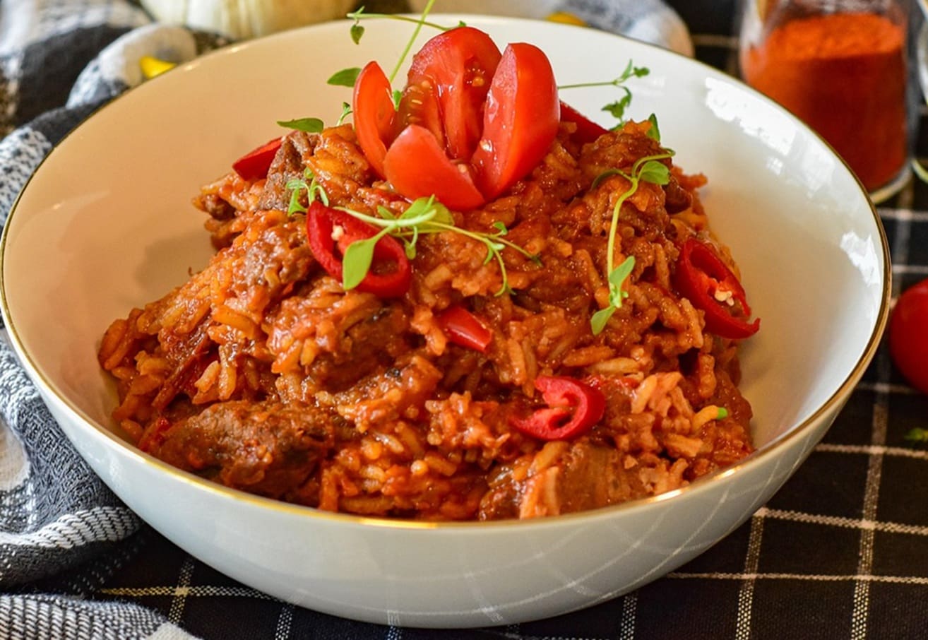 Beef and Tomato Rice Recipe - TheRecipe.Website